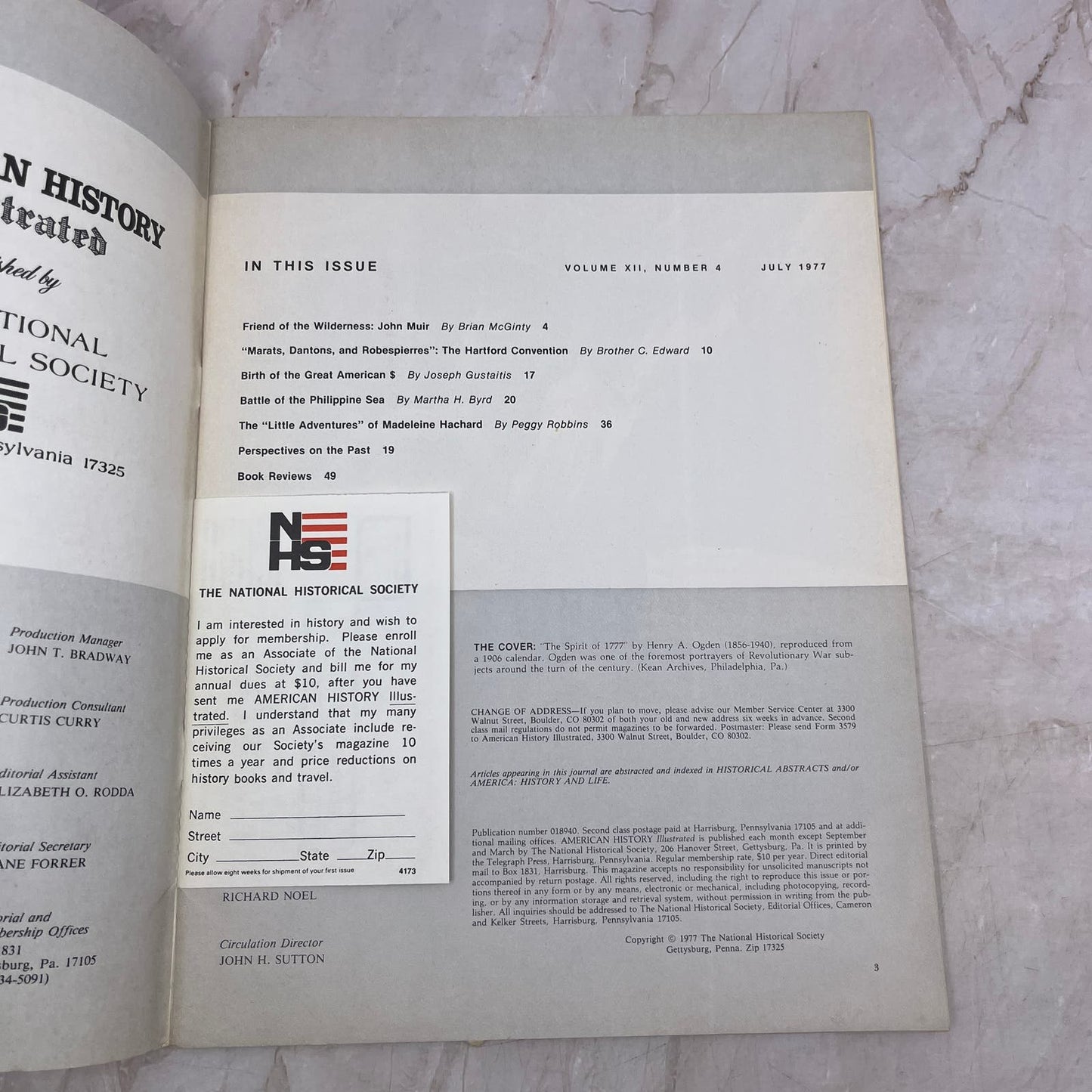 1977 July - American History Illustrated Magazine - The Spirit of 1777 M21