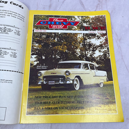 Russel Kozey Klassic - '55, '56, '57 Classic Chevy World Magazine - Feb 1981 M31