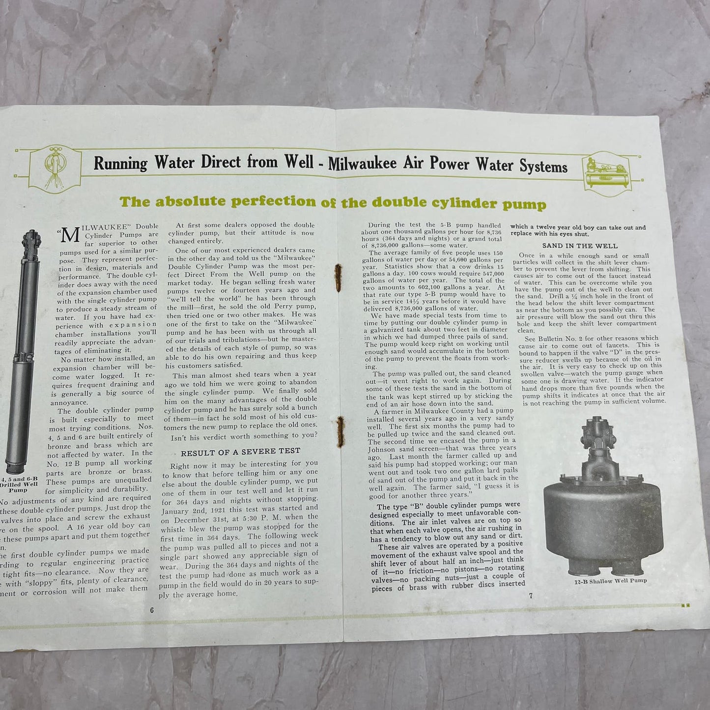 Milwaukee Air Power Pump Co Newsletter The WaterBoy May 1923 TG8-Z