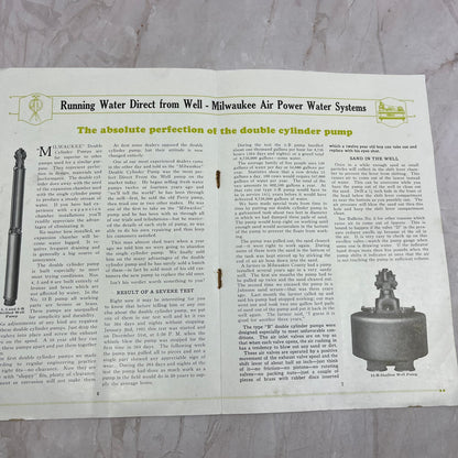 Milwaukee Air Power Pump Co Newsletter The WaterBoy May 1923 TG8-Z