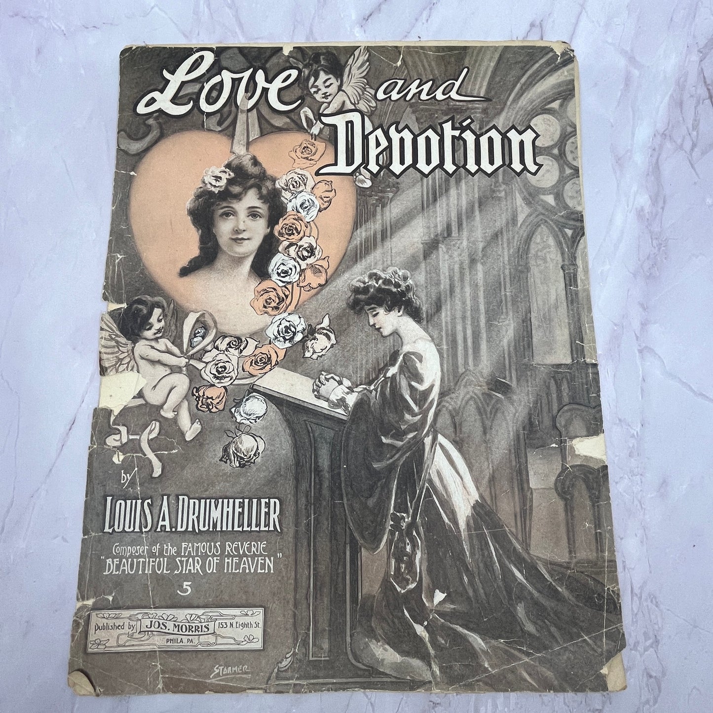 Love and Devotion Louis A. Drumheller 1907 Sheet Music V15