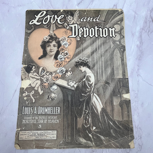 Love and Devotion Louis A. Drumheller 1907 Sheet Music V15