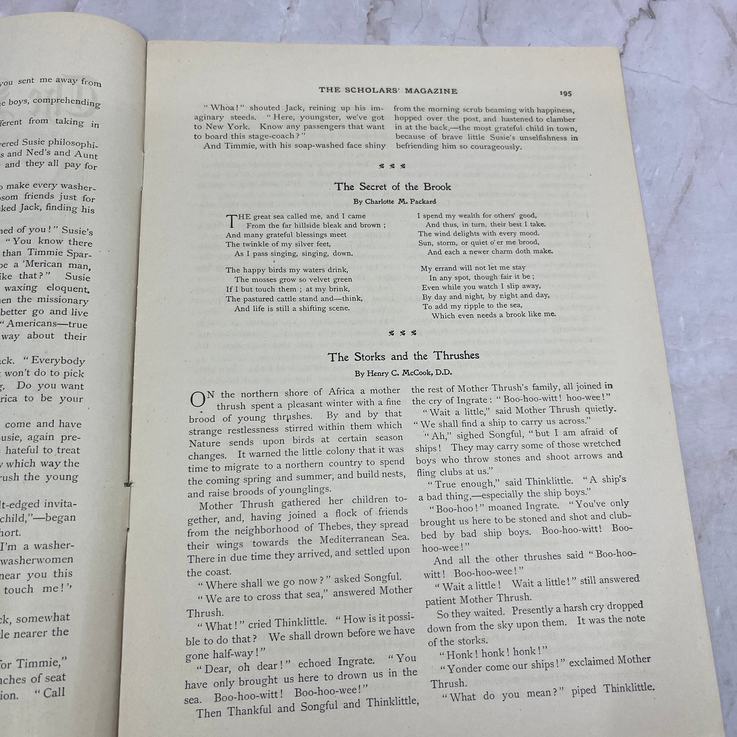 Susie's Courage Hattie Louise Jerome Sept 1898 The Scholars' Magazine A17