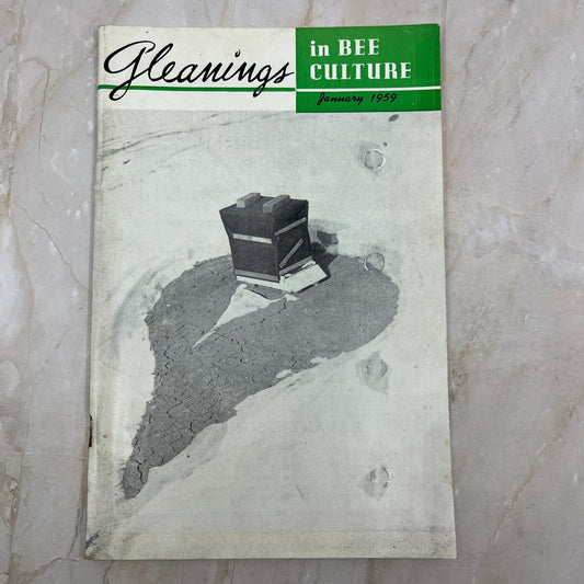 1959 Jan Gleanings in Bee Culture Beekeeping Magazine A.I. Root Co Medina OH TD5