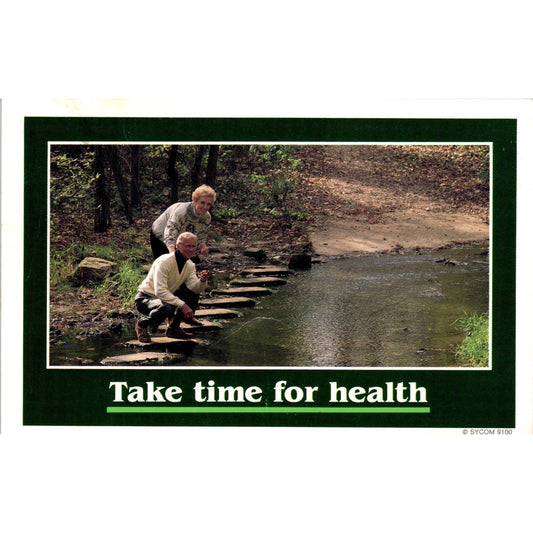 1988 Joseph J. Paradine Dentist Check Up Swarthmore Old Couple Postal Card PD7