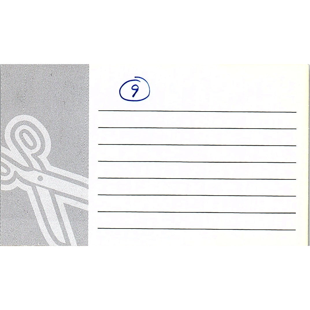 Memory Lane Scrapbooking Harris Rigon Windsor Gardens S.A. Business Card SC9-B11