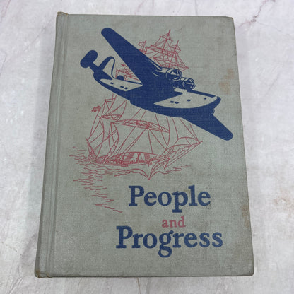 1943 People and Progress Basic Reader William S. Gray Hardback 1944 TC8-OB