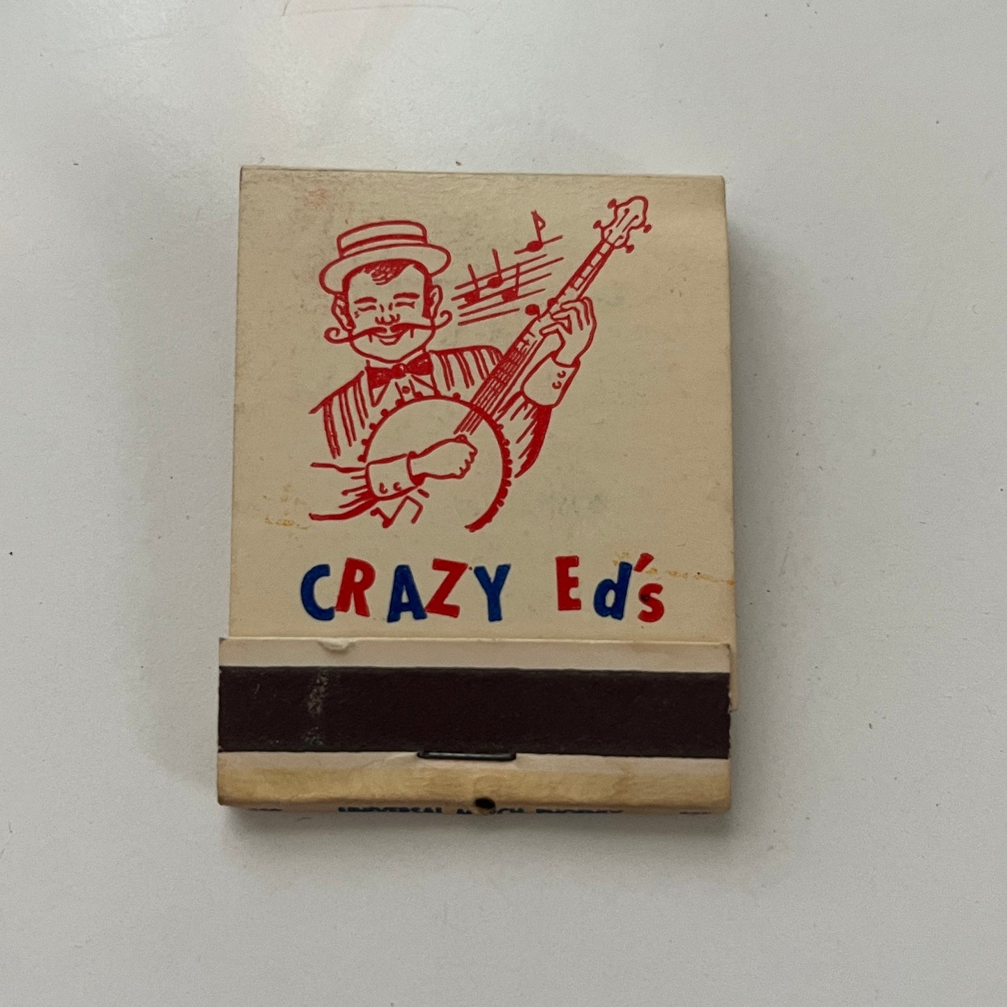 Crazy Ed's Phoenix Arizona Feature Matches Vintage Matchbook TB7-XSM