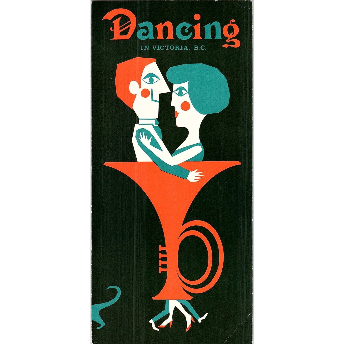 Dancing Victoria BC The Old Forge Strathcona Hotel 1960s Travel Leaflet TH2-TB4