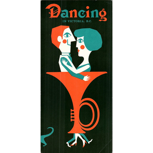 Dancing Victoria BC The Old Forge Strathcona Hotel 1960s Travel Leaflet TH2-TB4