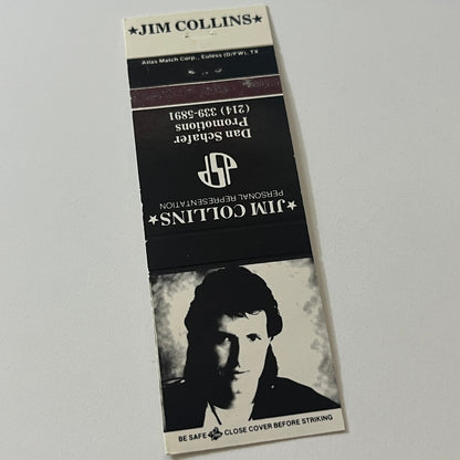 Jim Collins - Dan Schaefer Promotions Vintage Matchbook Cover TB6-MB2-5