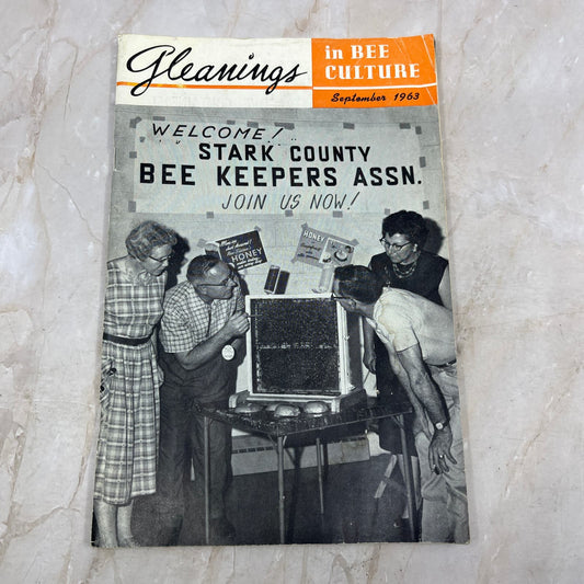 1963 Sept Gleanings in Bee Culture Magazine Bees Beekeeping Honey TD7