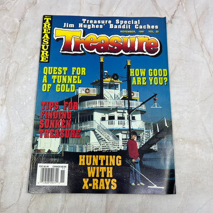 1991 Nov - Treasure Magazine - Treasure Hunting Prospecting Metal Detector M16