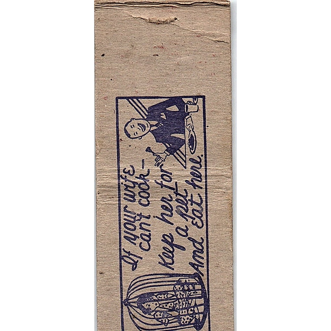 Sailer's Cafe Clara Sailer Medford WI Vintage Matchbook Cover SF3-Y1