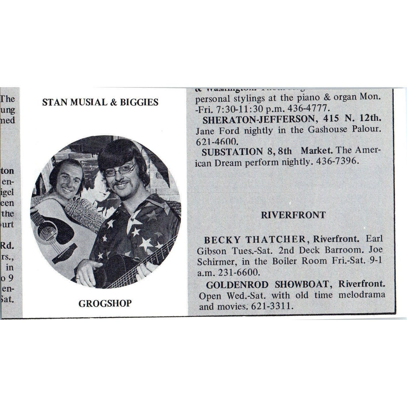 Rice Bowl Shangri-La Cantonese American Cuisine St Louis 1971 Magazine Ad AD8-H4