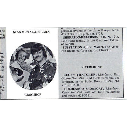 Rice Bowl Shangri-La Cantonese American Cuisine St Louis 1971 Magazine Ad AD8-H4