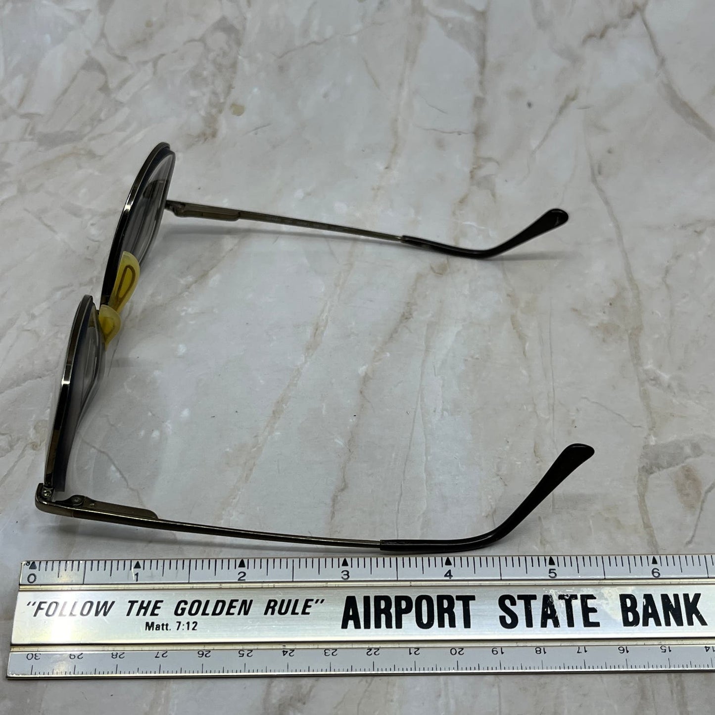 Vintage Aviator Marchon Forbes Brown Taupe Eyeglasses Frames TD5G1-9