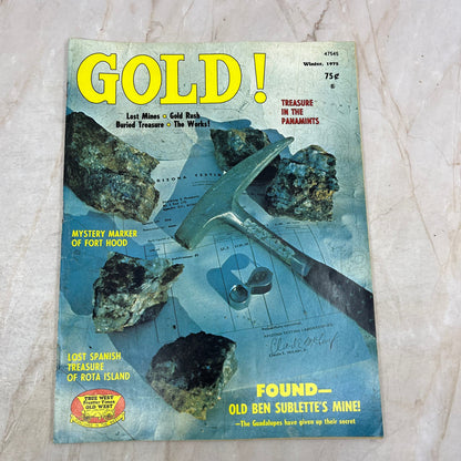 1975 Winter - Gold! Magazine - Treasure Hunting Metal Detecting Prospecting M13
