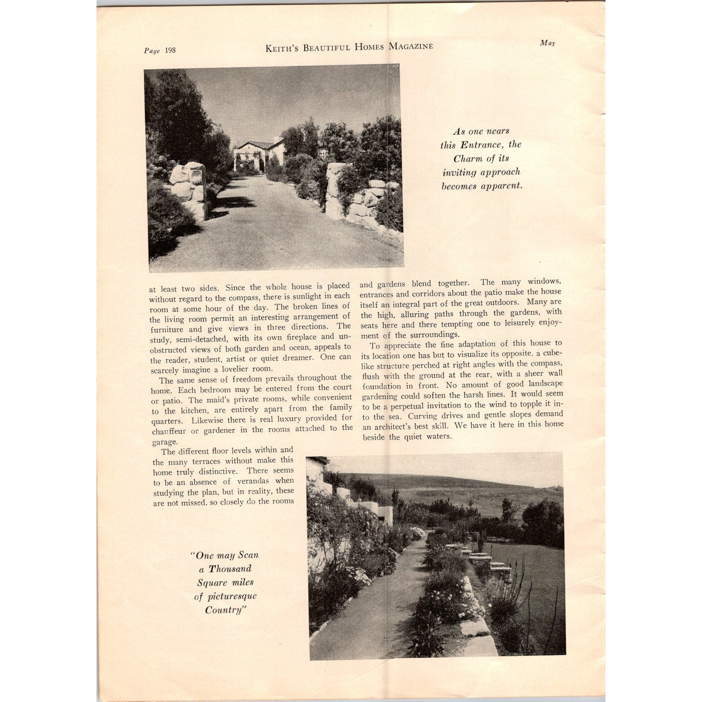 A Modern Cliff Dweller Home Architecture Lee McCrae 1929 Article SI11
