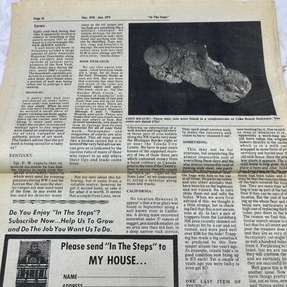 1979 Jan - In the Steps of the Treasure Hunter Newspaper - Mule Creek NM M11