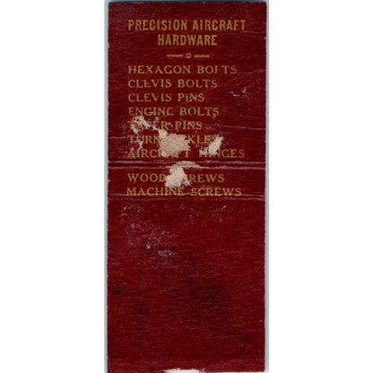 National Lock Company Rockford Illinois Vintage Matchbook Cover SD4-Y17