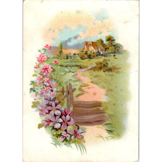 Ivers & Pond Pianos A.L. Bailey St. Johnsbury VT c1880 Victorian Trade Card AE2