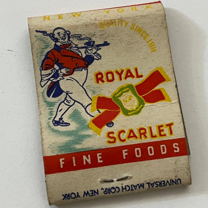 Manchester Public Market A. Podrove Royal Scarlet Foods Matchbook TB6-MB1-4