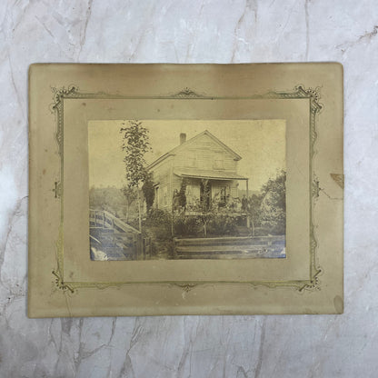 Antique Photograph and Letter H.K. Boice House Fishs Eddy New York 8x10 AE7