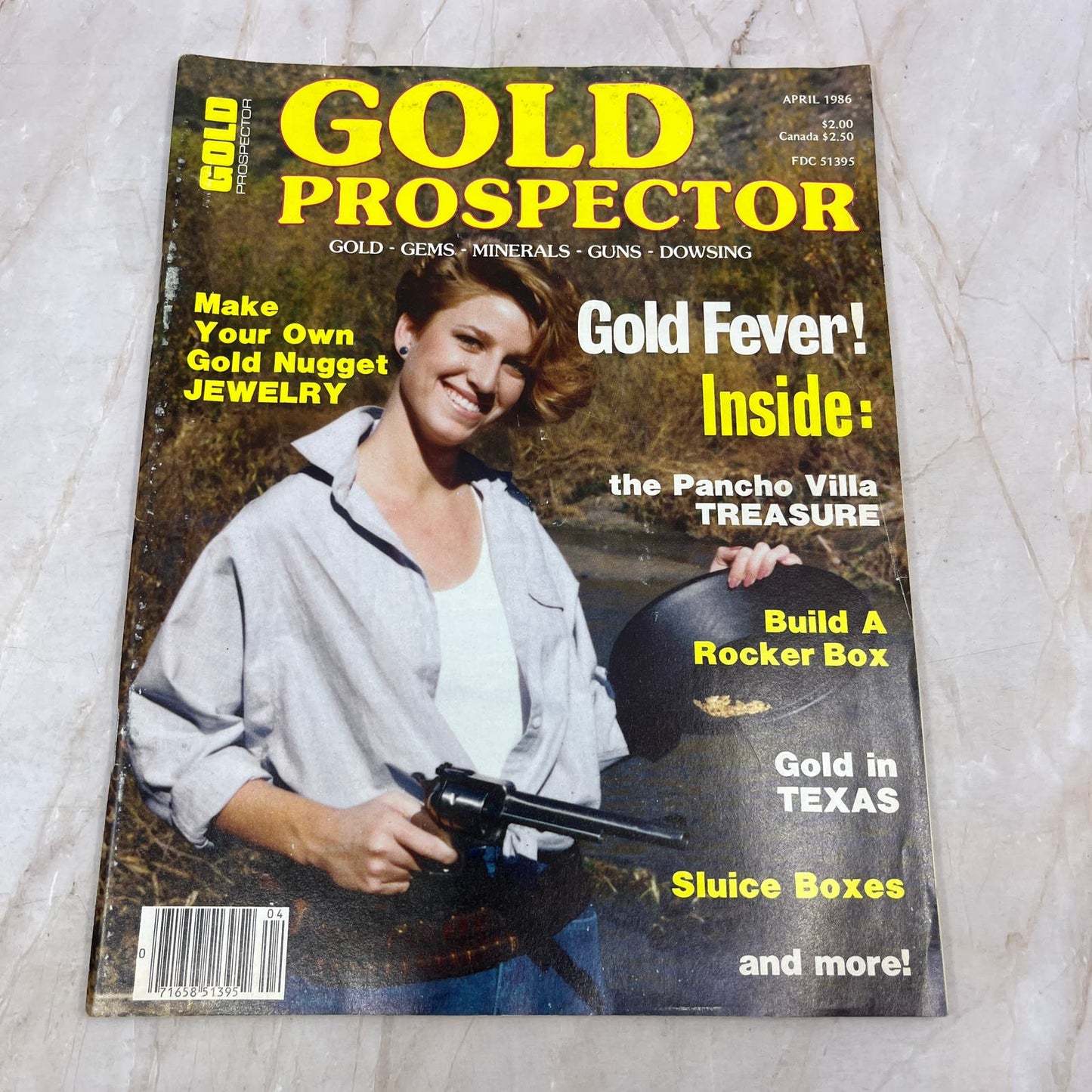 1986 April - Gold Prospector Magazine - Treasure Hunting Prospecting Gold M11