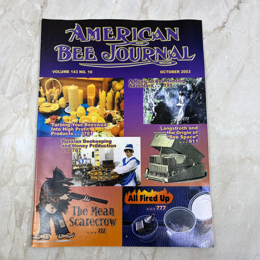 2003 Oct American Bee Journal Magazine Bees Beekeeping Honey M7