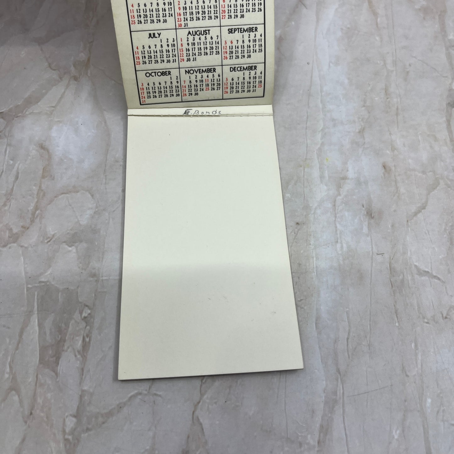 1970 Northern Pacific Railway Calendar Notepad P5-1