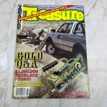 1982 June - Treasure Magazine - Treasure Hunting Metal Detecting Gold Coins M10
