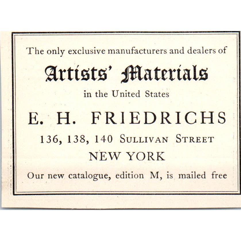 Meissonier C. Klackner Art Haymarket London c1905 Victorian Ad AE9-MA9