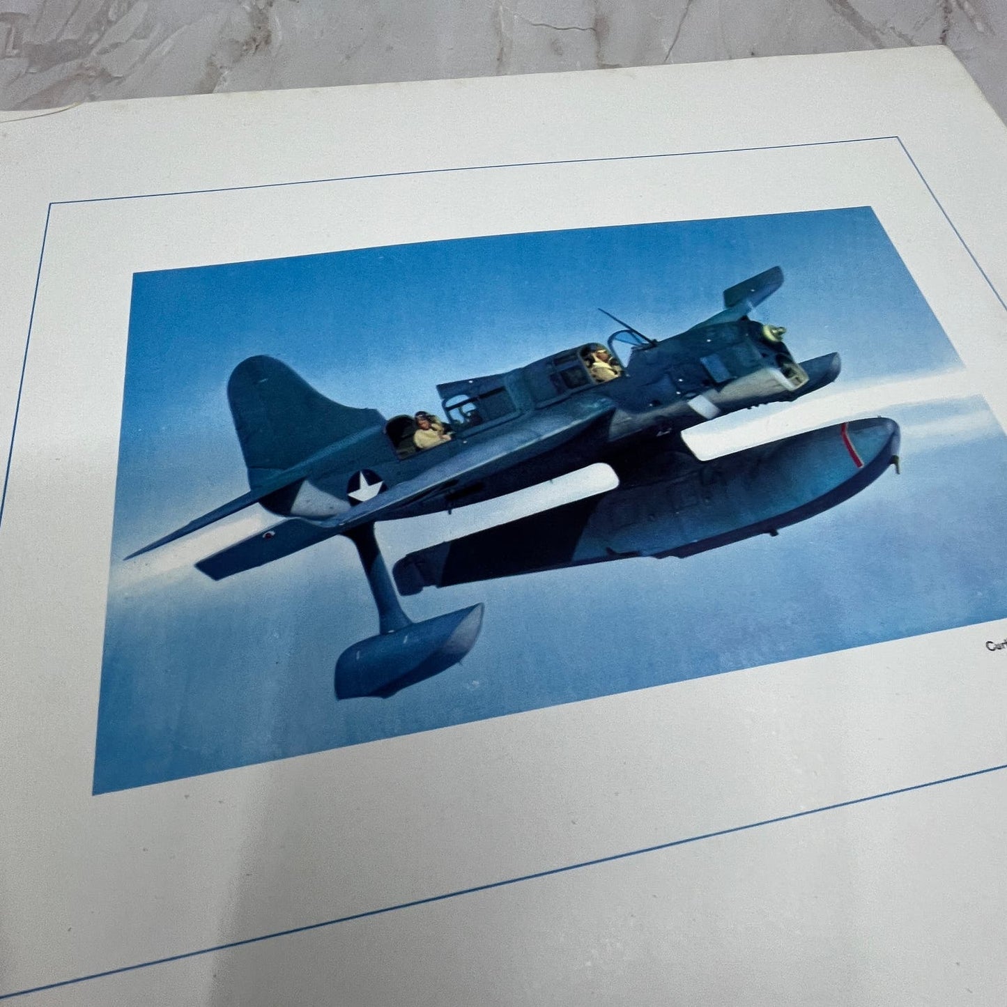 The Curtiss Seagull SO3C Vintage Print 10.5x13 FL6-4