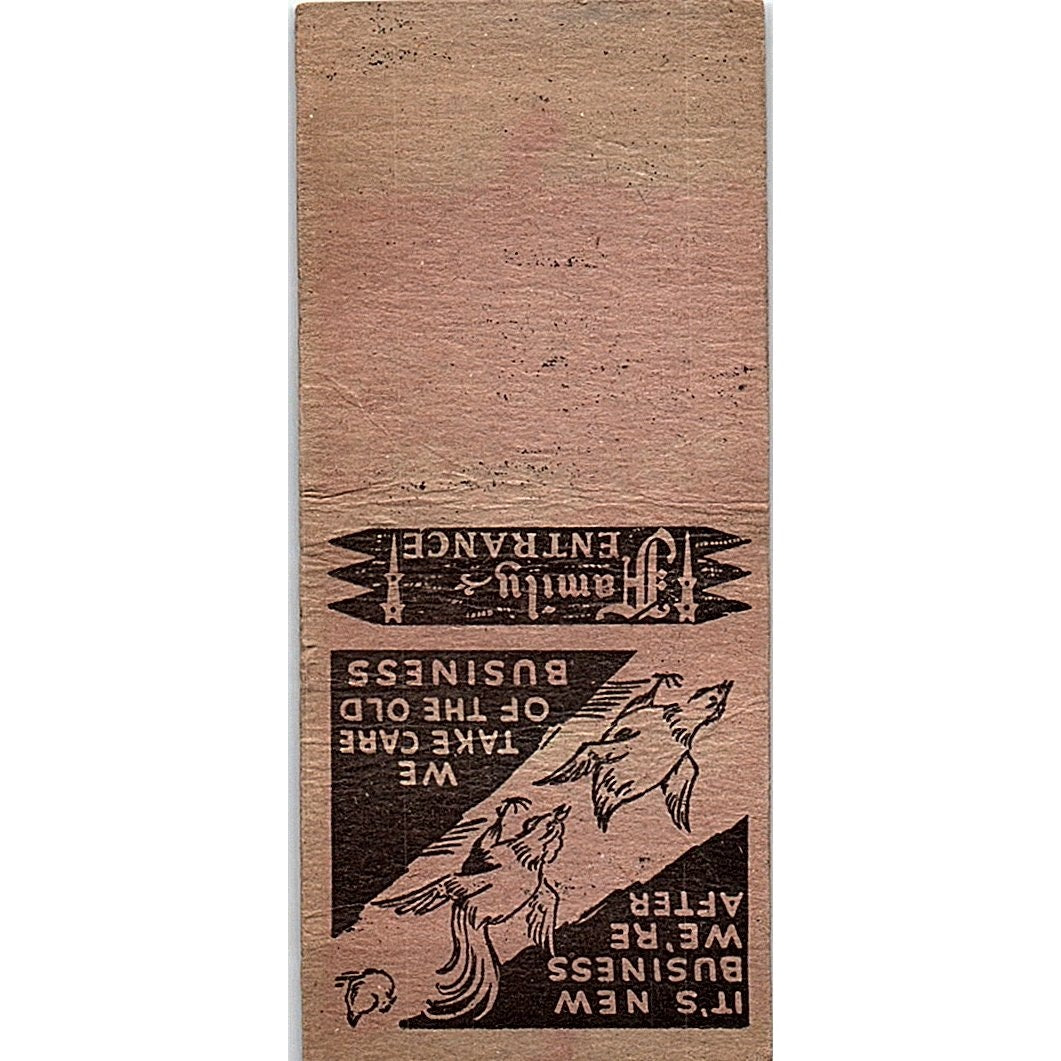 Vasssa Tavern Carl E Neelund Superior WI Vintage Matchbook Cover SC7-Y6