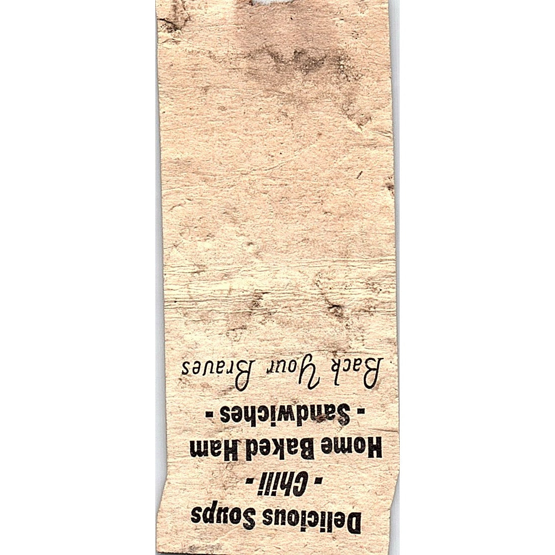 Fox Point Inn Ralph Weber Milwaukee WI Vintage Matchbook Cover SC7-Y4