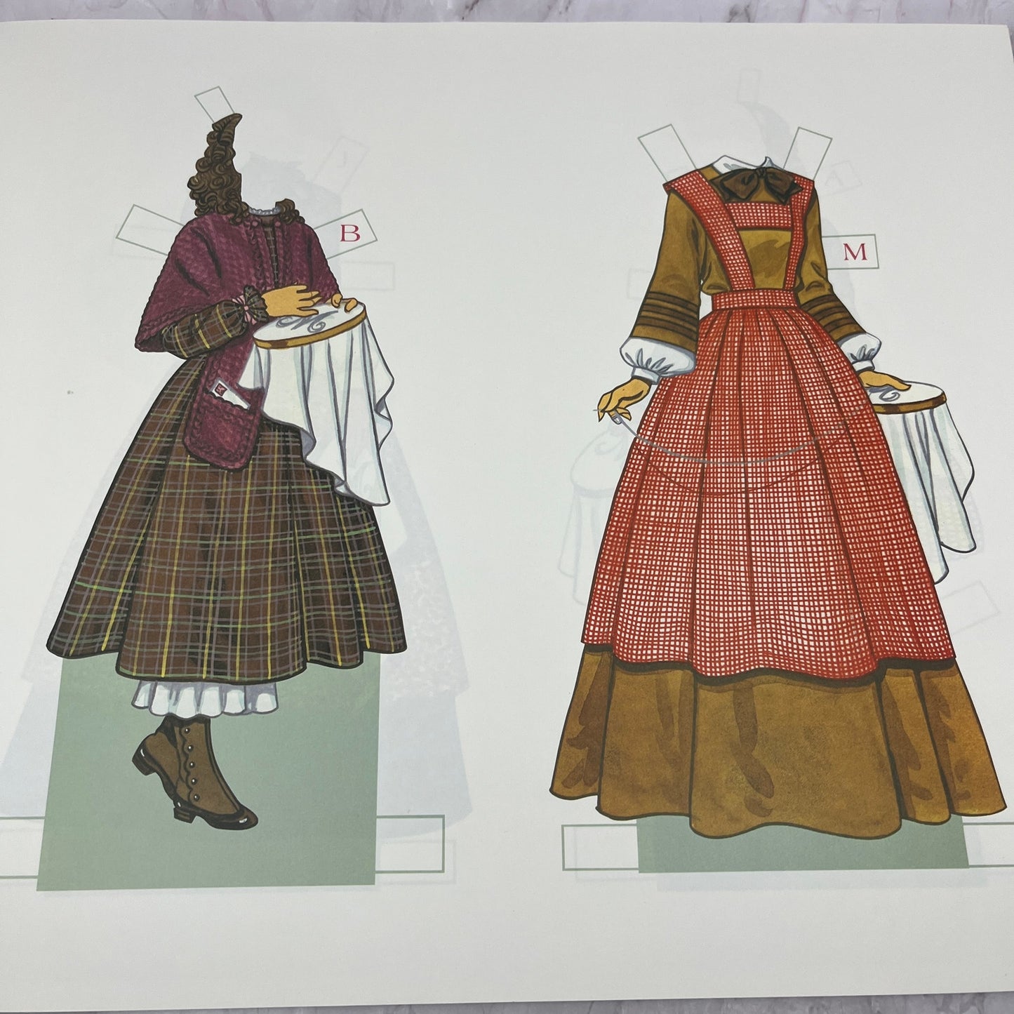 1996 Little Women Paper Dolls Book by Tom Tierney Complete FL1