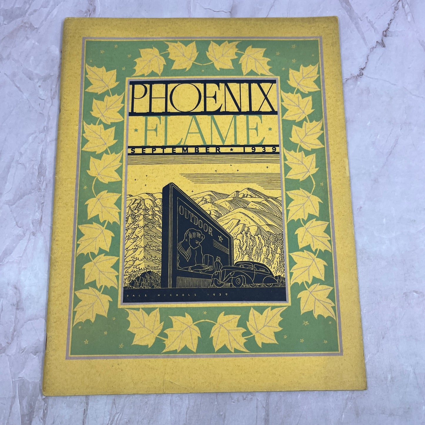 Phoenix Flame Sep 1939 Newsletter Phoenix Metal Cap Co Chicago TJ5-E1