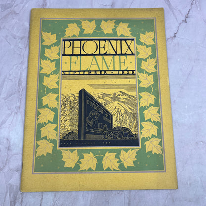 Phoenix Flame Sep 1939 Newsletter Phoenix Metal Cap Co Chicago TJ5-E1