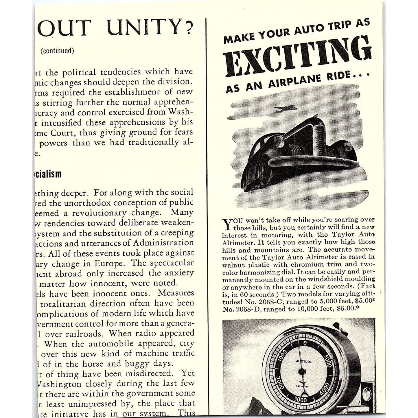 Seth Thomas Clocks Eight-Day Key-Wound Self-Starting Electric 1940 Ad AF8-3