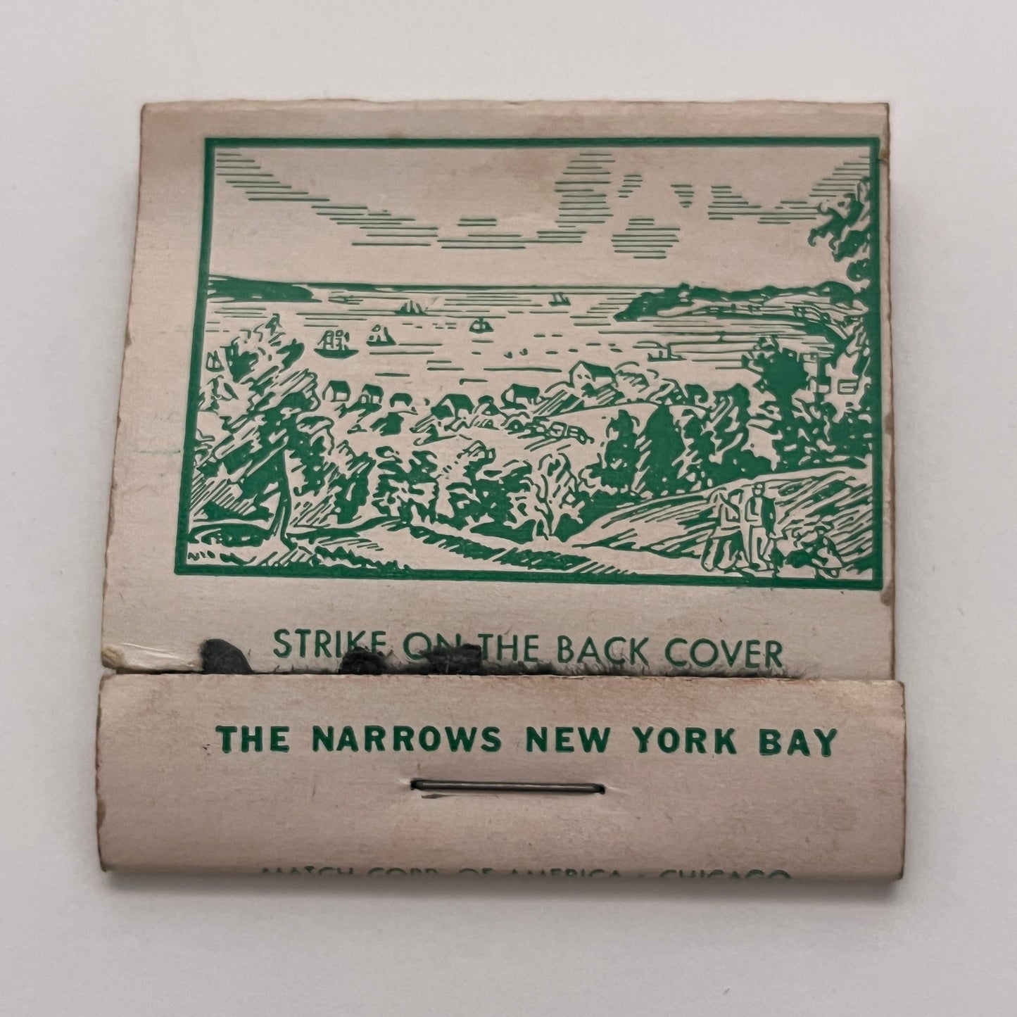 Hamilton House The Narrows New York Bay Vintage Matchbook Cover TB8-MB-1
