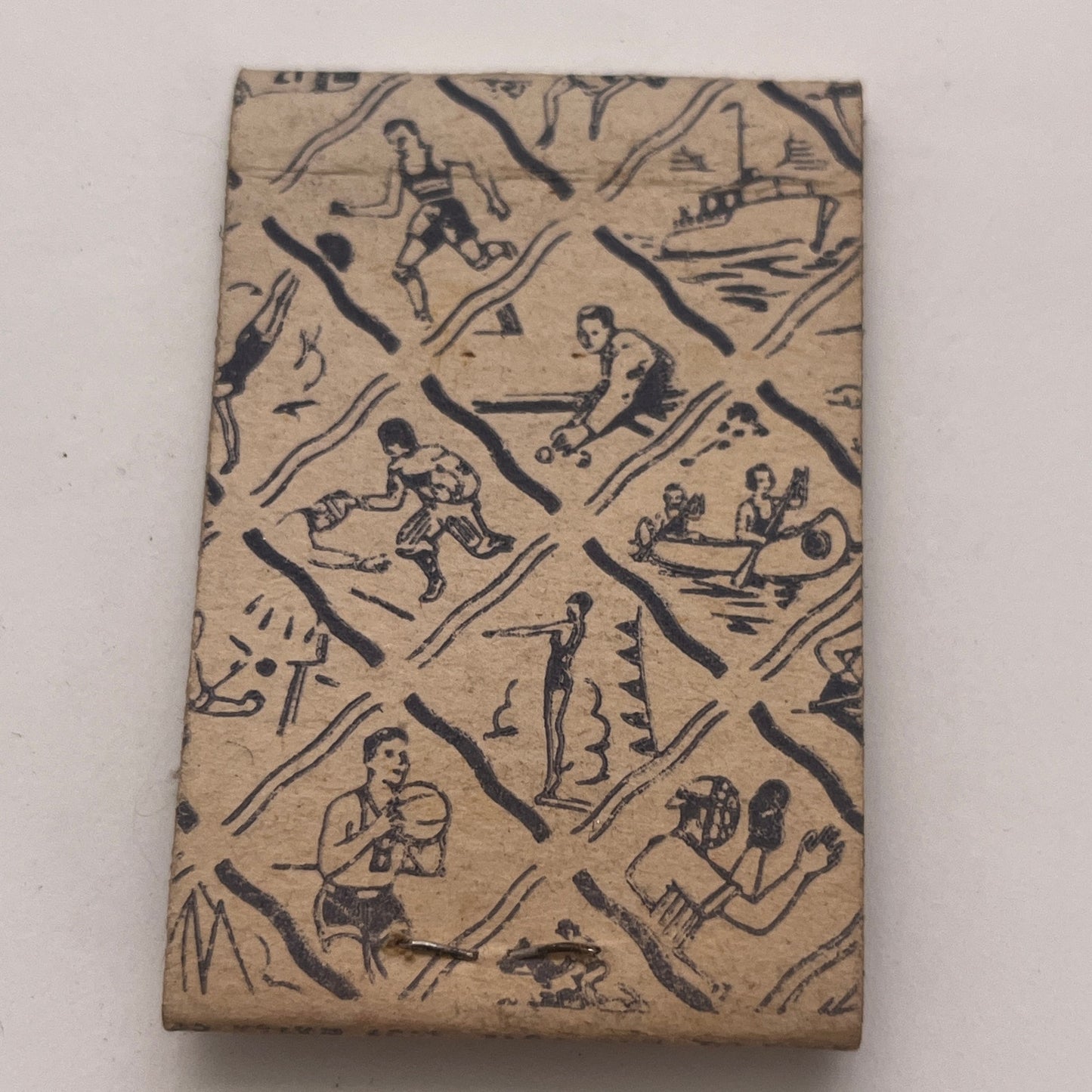 Sports Lion Match Vintage Matchbook Cover TB8-MB2-5