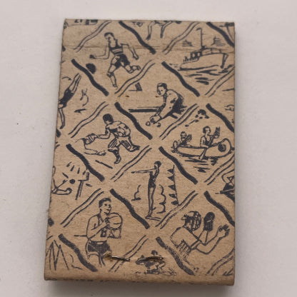 Sports Lion Match Vintage Matchbook Cover TB8-MB2-5