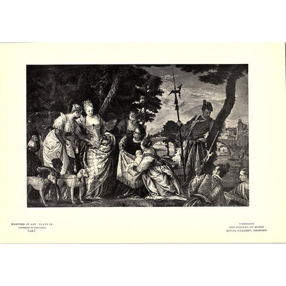The Finding of Moses - Veronese - 1904 Litho Art Print AF4-7