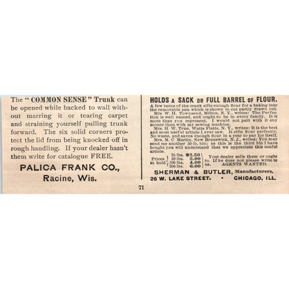 Surbrug's Golden Sceptre for the Pipe Fulton St. NY 1892 Magazine Ad AK6-H1