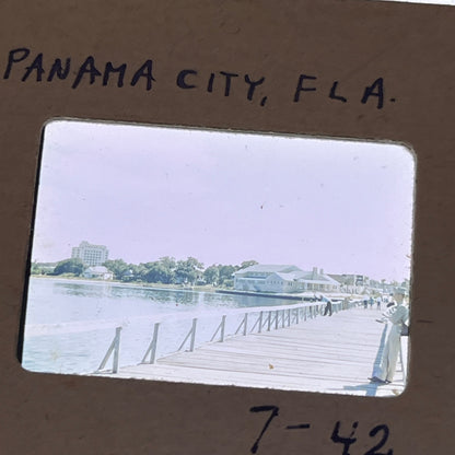 WWII 1942 - 12 Slides of Soldier at Tyndall Field, Panama City FL TB8-SL1