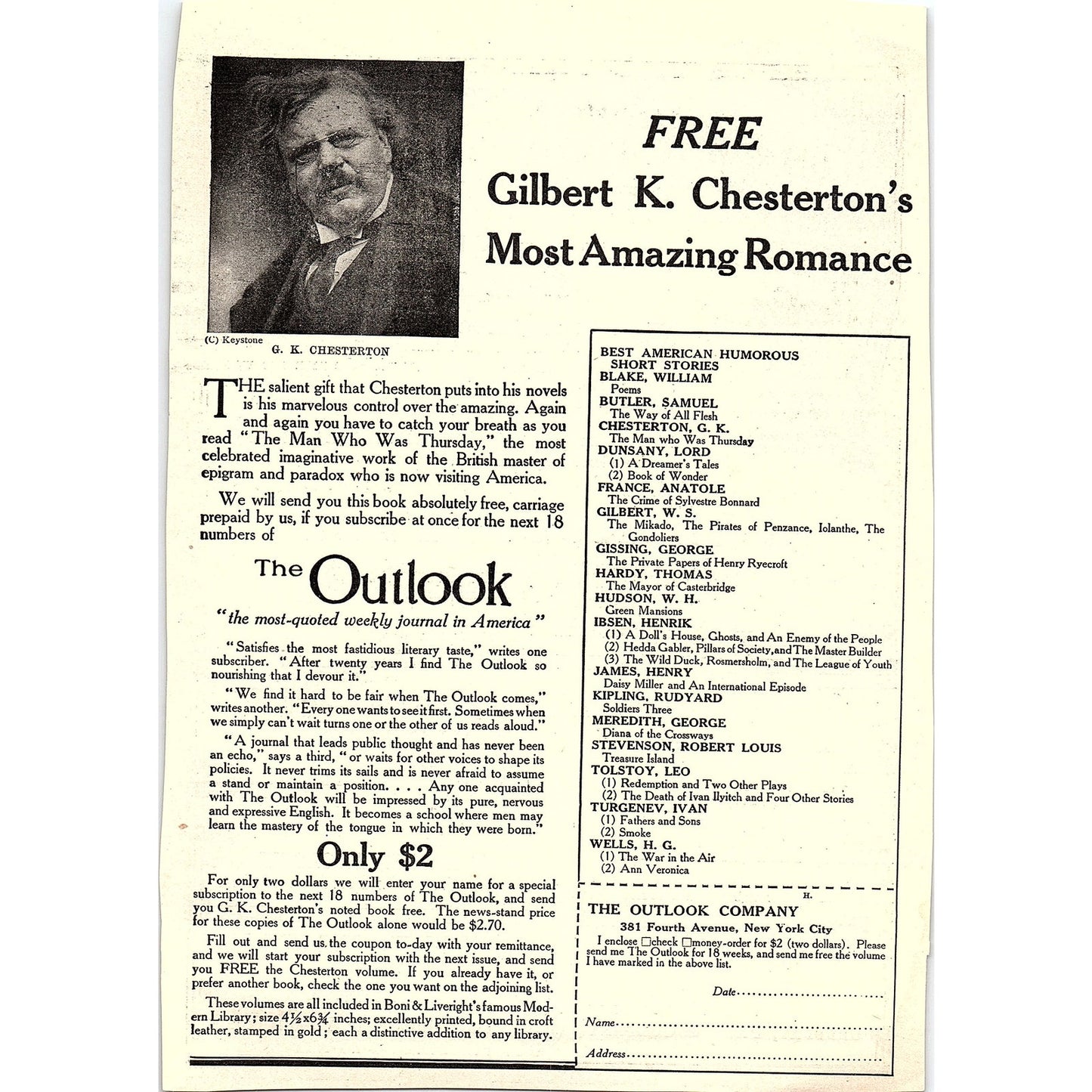 The Roof Tree Charles Neville Buck c1920 Ad AF8-10