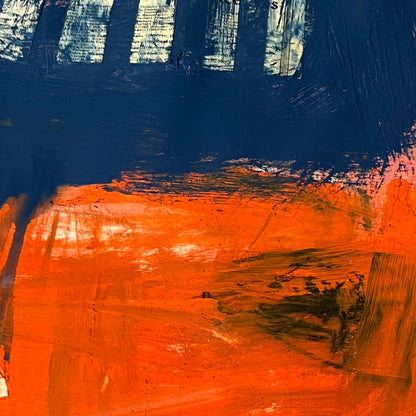 Original Mixed Media Abstract Art Painting 18x24 “Jellyfish" Signed