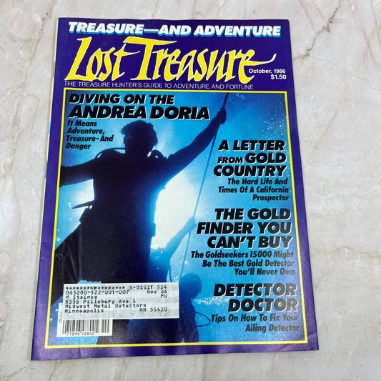 1986 Oct - Lost Treasure Magazine - Treasure Hunting Gold Prospecting M15