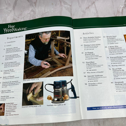 Get The Most Out of Chisels - Aug 2001 No 150 - Fine Woodworking Magazine M34